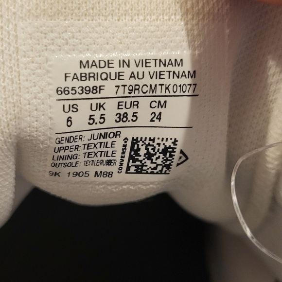 Converse Chuck Taylor All Star Ox "All Of The Stars" Rainbow Womens Sz 6 White - Picture 2 of 8